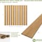 Ekena Millwork 48H x 1/4T Adjustable Wood Slat Wall Panel Kit w/ 4W Slats, Maple contains 11 Slats SWW55X48X0250MA - alternate 2